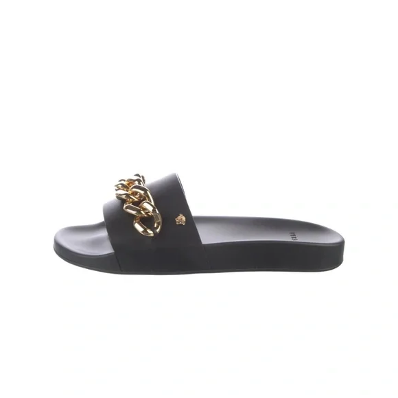 Versace Chain Link Slides - Picture 5 of 15